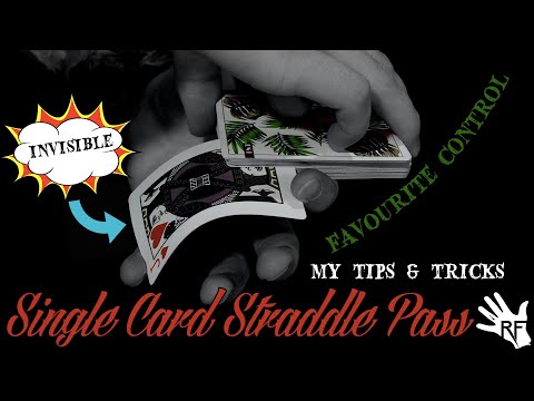 LEARN My FAVOURITE Card Control | Single Card Straddle Pass Tutorial (The FAIREST Control!!)