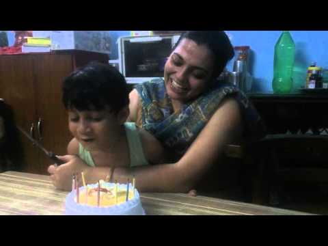 Oindrila's birthday cake cutting 2016