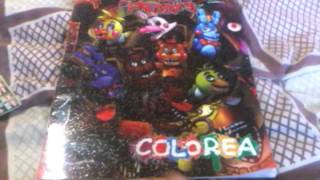 Mi libro para colorear de FNAF y cartas