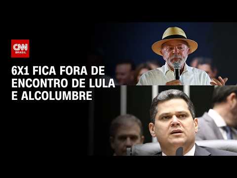 Fim da escala 6×1 fica fora de encontro de Lula e Alcolumbre; entenda | HORA H