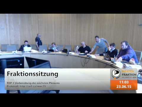 Fraktionssitzung vom 23.06.2015