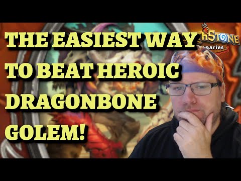 The EASIEST Way to Beat HEROIC Dragonbone Golem for Kazakus Equipment (Hearthstone Mercenaries)