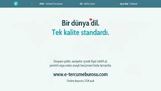 E Tercüme Bürosu 2026