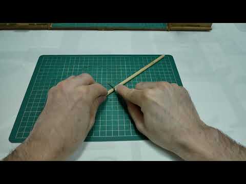 PALOS 67- Como hacer el palo mayor 1. POLARIS - Modelismo Naval