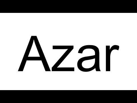 How to Pronounce Azar (Arabic)
