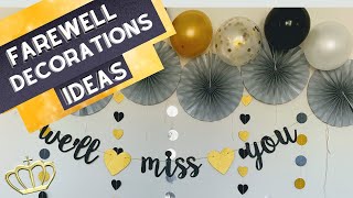DIY Farewell Decoration Ideas For Anyone | Going Away Party Decor