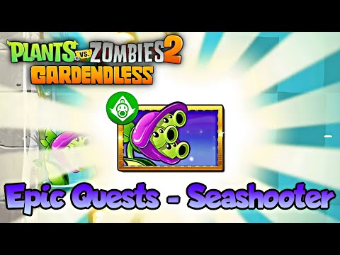 Plants Vs. Zombies 2: Gardendless - Epic Quests | All Seashooter Levels