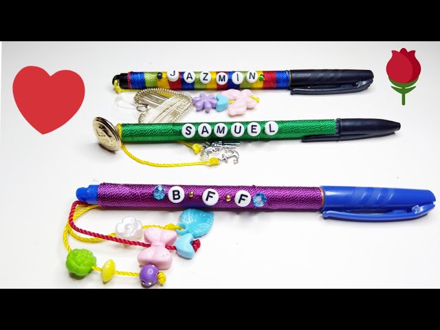Vídeo relacionado con Miyiyiyo Lápices de madera personalizados con nombres, en envoltorio de celofán individual y con decoración de estrella.