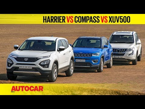 Tata Harrier vs Jeep Compass vs Mahindra XUV500 | Comparison Test Review | Autocar India