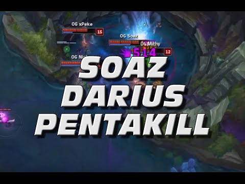 Soaz Darius Pentakill - Origen vs Flash Wolves - League of Legends