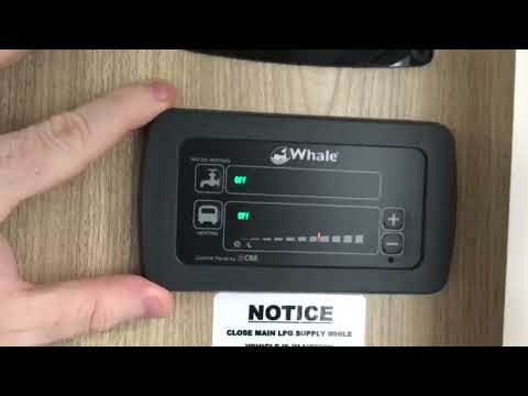 How to use the Whale Heating & Hot Water system (with Duo Control Panel)