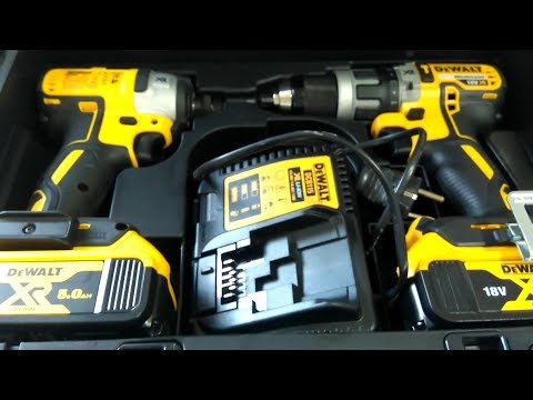 DEWALT-DCK266P2-GB – 18V XR Brushless Twin Kit – Combi drill + Impact