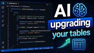 AI automatically upgrades a NAV table to BC table extension | Live Demo