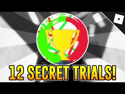 How to get the 12 SECRET TRIALS BADGE in BE CRUSHED BY A SPEEDING WALL | Roblox