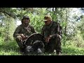 Beau Hunting Big Mountain Turkey At 9 Yards