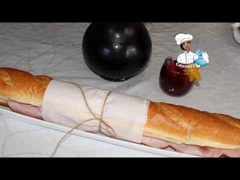 Classic Parisian Jambon-Beurre Sandwich