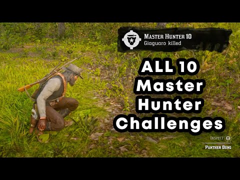 RDR2: All 10 Master Hunter Challenges. Quick Easy Guide
