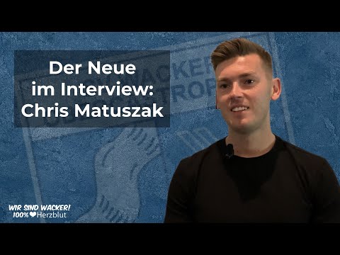 Der Neue im Interview: Chris Matuszak | SV Wacker Obercastrop