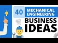 Top 40 Profitable Business Ideas In Mechanical Engineering Industry