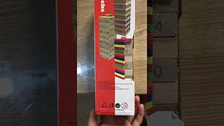 Building Skills with Mini Blocks: Wooden Tumbling Tower Review