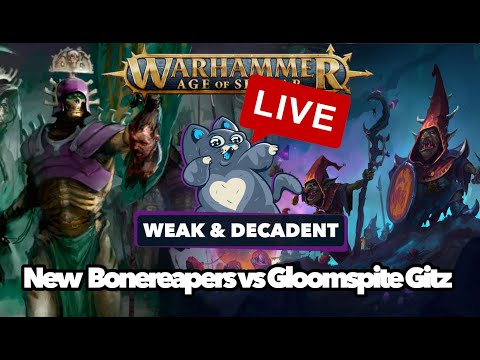 NEW Ossiarch Bonereapers vs Gloomspite Gitz - Age of Sigmar Battle Report