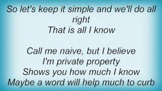 Saga - That&#39;s As Far As I&#39;ll Go Lyrics