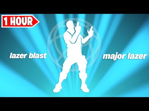 Fortnite Lazer Blast Emote 1 Hour! (Major Lazer - Lazer Blast)