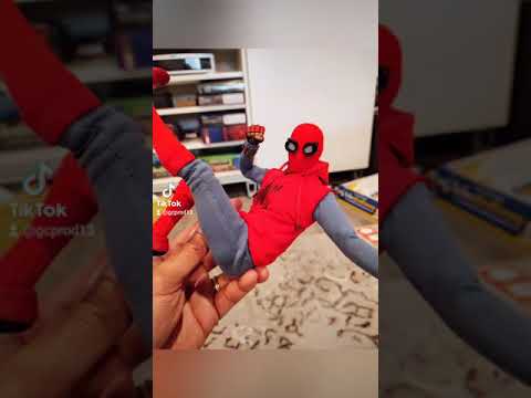 Hot toys Spidey far from home. Just messing around.