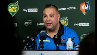 “I THINK HE TRIED SOMETHING” | Jermaine Wattimena reacts to beating James Wade at Ally Pally