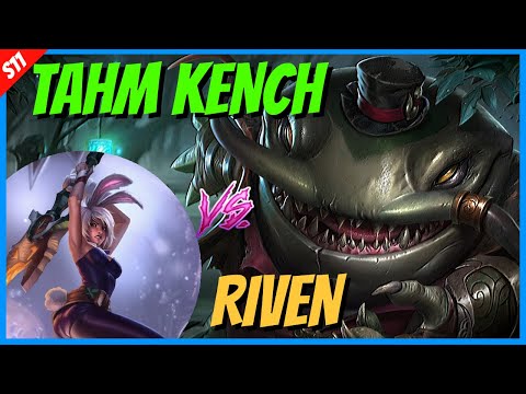 TAHM KENCH TOP vs RIVEN - Over 1 Million Mastery - OTP Riven!! Season 11 League of Legends