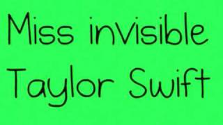 Miss Invisible - Marie Digby (ORIGINAL SONG) with Lyrics