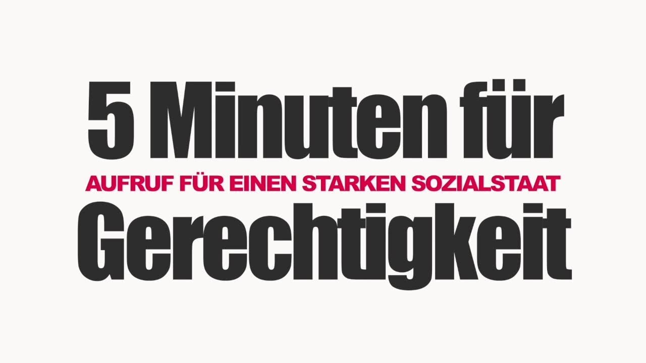 Aufruf für einen starken Sozialstaat