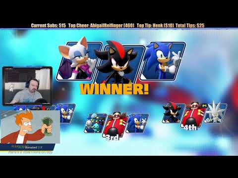 Team Sonic Racing Online MP pt1 - Random Teams Chaos