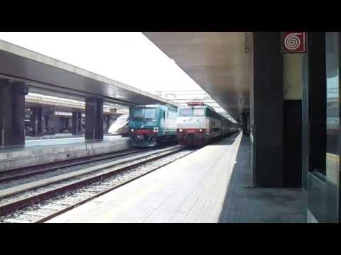 E444.095 in partenza con l' IC 592 Roma Termini - Trieste Centrale