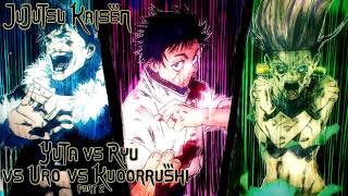 Download lagu Yuta vs Ryu vs Uro vs Kurourushi Part 2 | Jujutsu Kaisen Season 3 Episode 12  | Eng Sub | 4K mp3