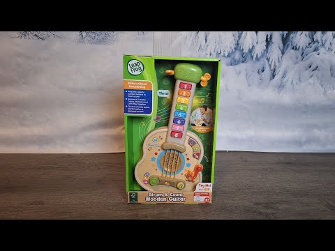 LeapFrog Strum and Count Wooden Guitar, Musical Toddler Toy video review thumbnail