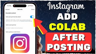 How To Add Collaboration In Instagram AFTER POSTING! (2024)