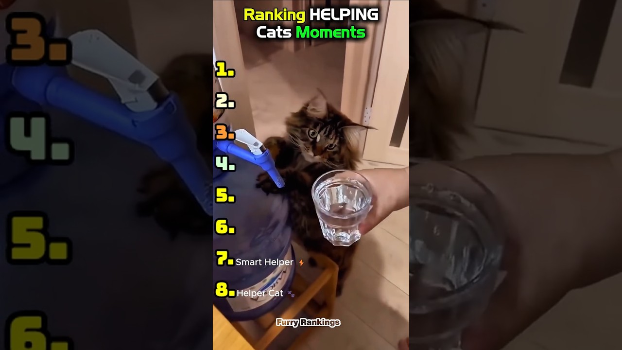 Ranking the Funniest Helpful Cat Moments 🐱