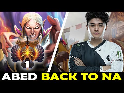 ABED BACK TO NA - PANGO vs TOP 1 MMR QUINN INVO | DOTA 2 Gameplay