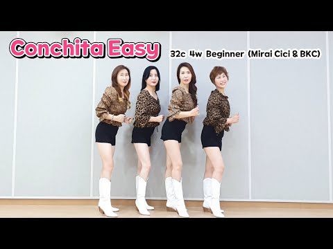 Conchita Easy Line Dance (Mirai Cici & BKC) #라인댄스 #linedance #chacha #차차차 #국금선라인댄스