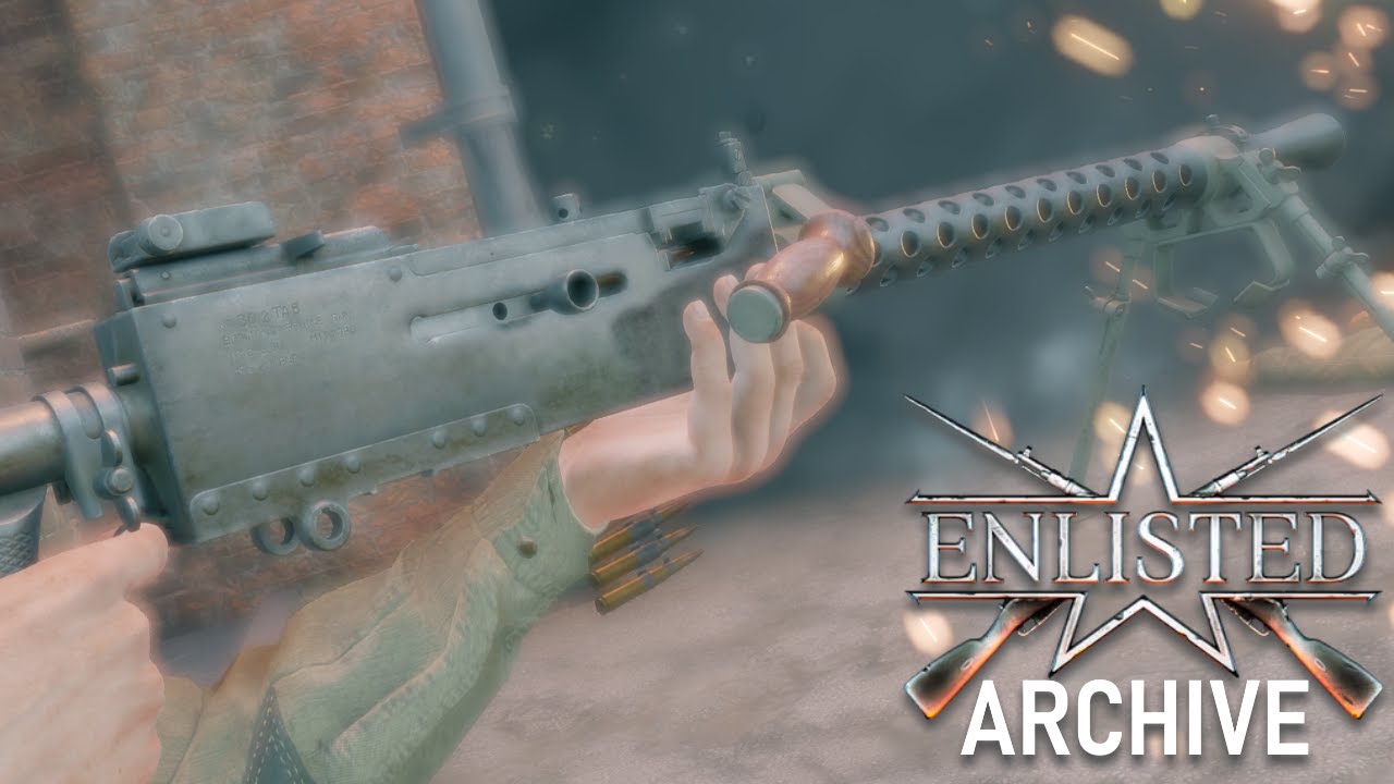 Enlisted Showcase - Browning M1919A6
