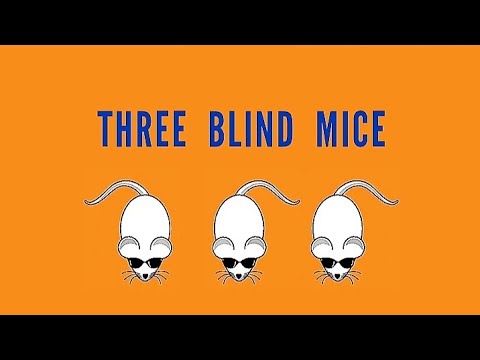 Three Blind Mice with lyrics | Famous English Nursery Rhymes | Top Kids Learning Video Song