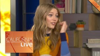 Grace Van Dien on Playing A Pregnant Teen on 'The Village' | California Live | NBCLA video