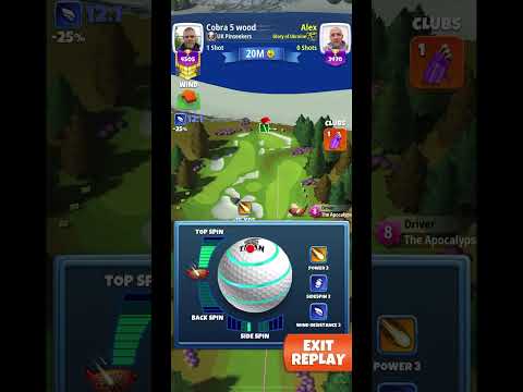 Golf Clash Cheating? Same shot different outcomes