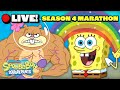 🔴LIVE: SpongeBob - Season 4 Marathon | @SpongeBobOfficial