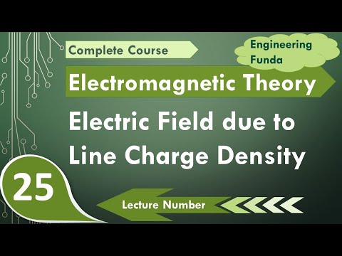 Electric Field due to Line Charge Distribution Explained | Electrostatics | Electromagnetics Theory