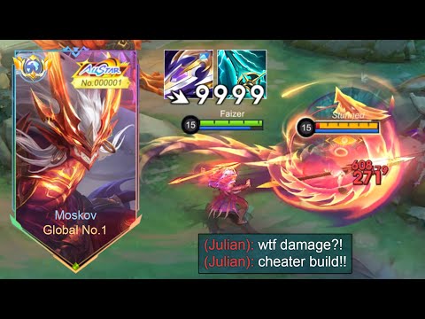 CHEAT DAMAGE MOSKOV! THE MOST BROKEN BUILD THAT CAN DESTROY EVERYTHING | NEW OP BUILD 2025! - MLBB
