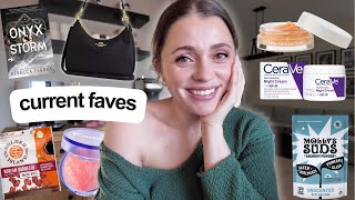 Current Faves 💕 affordable skincare, Amazon finds, non-toxic laundry soap, healthy snacks...