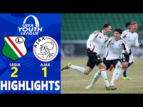 Legia Warszawa vs Ajax Highlights 🔥 U19 UEFA Youth League 2025/2026 Round of 32