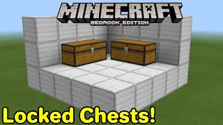 How to lock your chest in Minecraft Bedrock [PE/Xbox/Switch]